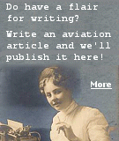 Do you have an interesting aviation story to tell?  Send it to me!  Click here to see an example.
